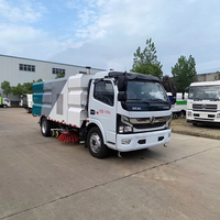 Camion de lavage de voirie haute pression et balayeuse routière avec réservoir d'eau de 5000L et réservoir d'aspiration des eaux usées de 5000L, fabriqué en Chine