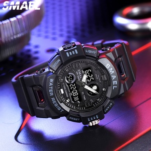 Reloj Deportivo de Doble Pantalla, Último Modelo SMAEL 8063, Relojes Multifuncionales, Reloj Digital Circular de Plástico Resistente al Agua - Product Image 5