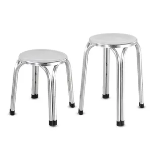 Modern Round Rolling Stool With Footrest Height Spa Drafting Salon Tattoo Work Massage Stools Task Chair