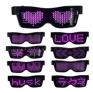 2020 più nuovo USB Ricaricabile APP Programmabile dente Blu Magia Lampeggiante Occhiali Occhiali A LED - Product Image 3