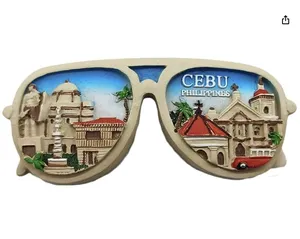 Reçine 3D philippfilipin buzdolabı mıknatısı Cebu buzdolabı mıknatısı