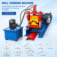 Machine de formage à froid haute productivité pour la fabrication de garnitures de toiture en acier galvanisé et de capuchons de pignon