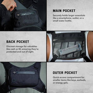 Free sample Outdoor <b>Tactical</b> Equipment Gear Hunting <b>Vest</b> <b>Tactical</b> Chest Rig Magazine Pouch with Small Bag - Product Image 2