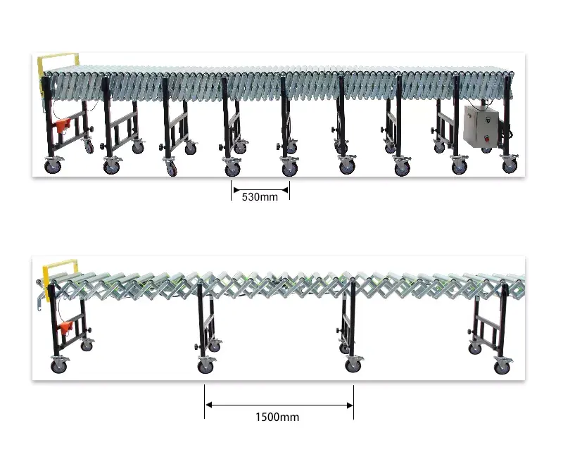 Trasportatore modulare brevettato esclusivo del rullo di progettazione modulare di LIANGZO per lo scarico di carico