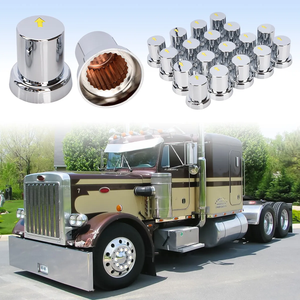 BS-NK1045 Tapas de <span class=keywords><strong>seguridad</strong></span> para tuercas de rueda de 33 mm con indicador de flecha, protector de <span class=keywords><strong>tornillos</strong></span> de rueda de ABS para camiones, remolques, camionetas y accesorios de <span class=keywords><strong>coche</strong></span> - Product Image 6