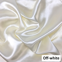 Mikado Satin 50x70 Polyester Tissu Textile Brillant Lourd pour Robes de Mariée Premium Drapé