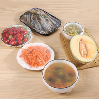 500 couvre-aliments jetables élastiques transparents, couvre-bols extensibles pour la conservation des aliments en cuisine, protection contre la poussière
