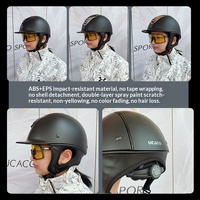 Nouveau casque d'équitation ABS demi-coque 2026 respirant et protecteur unisexe pour toutes les saisons, pour enfants et adultes