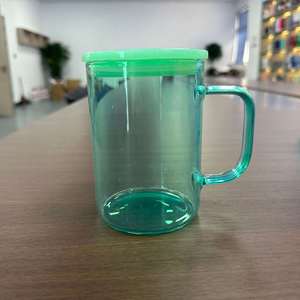 Service de personnalisation de logo sur tasse en verre de 15 oz avec poignée pour hôtel, bar, service VIP Lounge - Product Image 5