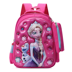 <span class=keywords><strong>Mochila</strong></span> escolar de nailon con carcasa dura de dibujos animados en 3D para estudiantes de jardín de infantes <span class=keywords><strong>Mochila</strong></span> Kerui impermeable y fácil de limpiar para niños - Product Image 3