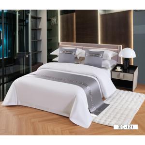 Couvre-<span class=keywords><strong>lit</strong></span> Jacquard Européen de Luxe <span class=keywords><strong>pour</strong></span> Hôtel avec Parure de <span class=keywords><strong>Lit</strong></span>, Housse de <span class=keywords><strong>Couette</strong></span>, Drap et Housse de Coussin <span class=keywords><strong>pour</strong></span> Canapé – Fournisseur d'Usine - Product Image 1