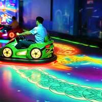 Karting électrique immersif avec projecteur AR, simulateur de karting, kart de combat, utilisation en intérieur, parcs sportifs