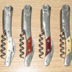 Gấp Damascus thép lớp tự làm rượu vang corkscrew mở nắp chai Opener với tùy chỉnh OEM hỗ trợ rượu vang mở chai - Product Image 1