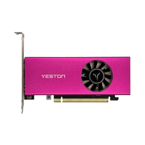 Card đồ họa chơi game PC để bàn Yeston GeForce RTX 3050 6GB GDDR6 LP với bộ chuyển đổi chiều cao nửa thân tương thích <span class=keywords><strong>PCI</strong></span> <span class=keywords><strong>Express</strong></span> 4.0 - Product Image 1