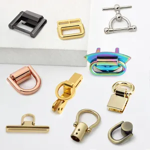 Nolvo Bag Anchor Hardware Accessories Upscale Leather Bag Buckle Metal Arch Bridge Hook Connector Handbag Strap Clasp Connector