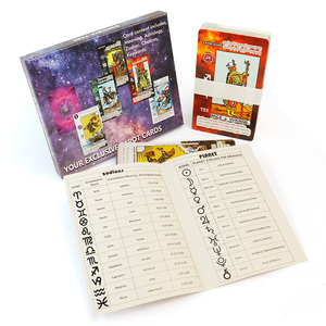 Boîte personnalisée avec couvercle et base pour jeu de cartes de tarot et guide - Vente en gros - Product Image 4