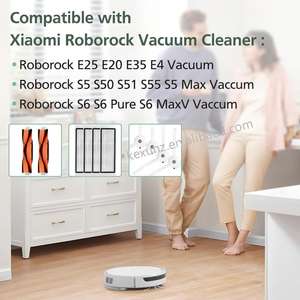 Pièces de rechange pour aspirateur robot Xiaomi MI Robot Vacuum Robot <span class=keywords><strong>Roborock</strong></span> S50 S51 <span class=keywords><strong>S5</strong></span> <span class=keywords><strong>Max</strong></span> S6 S6 Pure S6 MaxV, brosse et filtre - Product Image 4