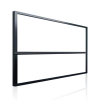 Ventanas abatibles de aleación de aluminio térmico Foshan Break, aislamiento térmico de sonido superior/inferior ajustable inteligente para balcón