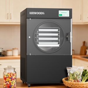 Sécheur par congélation sous vide alimentaire professionnel commercial automatique en acier inoxydable avec pompe, contrôle WiFi, 4 kg, 4 plateaux, pour la maison - Product Image 1