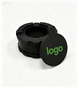 Broyeur manuel en silicone pour herbes, cône personnalisé avec logo, mini broyeur portable pour plantes séchées et épices, pour la transformation des matériaux en intérieur et en extérieur - Product Image 1
