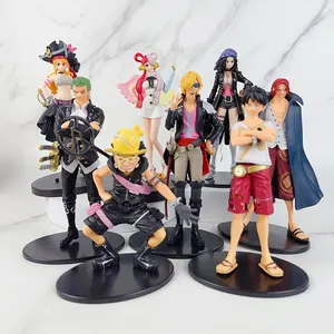 New Style One Piece Action Figures Wholesale Japanese Anime Figures Set for Decorative Ornament