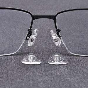 Atacado Óculos Espessados Multi-Angle Prisma Arc Nose Pads Almofadas Nariz De Silicone Comum Acessórios De Prescrição - Product Image 2