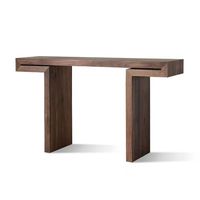 Table console d'entrée au design classique italien, minimaliste et moderne, table murale à tête plate pour couloir d'entrée dans le salon