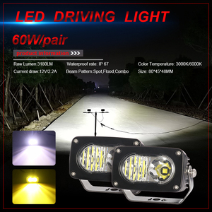 Mini <span class=keywords><strong>LED</strong></span> làm việc ánh sáng 2 inch 30 Wát chùm tia tại chỗ dẫn lái xe ánh sáng cho Jeep máy kéo xe tải ATV Xe đèn - Product Image 2