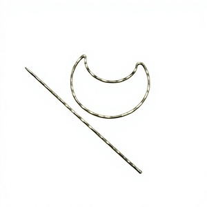 Élégantes pinces et barrettes à cheveux en laiton doré géométrique pour femmes et filles - Idéales pour bal de promo, enterrement de vie de jeune fille, Noël - Product Image 3