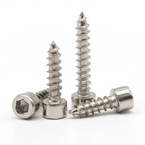 Vis autotaraudeuses à tête cylindrique en acier allié, vis Allen à tête fraisée, nickelées/noires, vis autotaraudeuses à six pans creux internes - Product Image 6