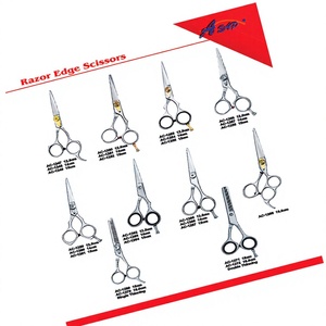 Ciseaux de coiffure professionnels ASAP de 6 pouces, haute qualité, avec vis réglable, ensemble de ciseaux de coiffure, lame pointue longue - Product Image 1