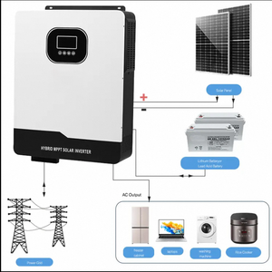 Kit Completo de Sistema Solar Híbrido de 50 Kw para Uso Doméstico, 20 Kw/h Conectado a la Red, 2000 W Fuera de la Red, 10 Kw, 20 Kva, 12 Kw, 15 Kw, 25, 10, 30 Kw, Controlador MPPT A2 - Product Image 5