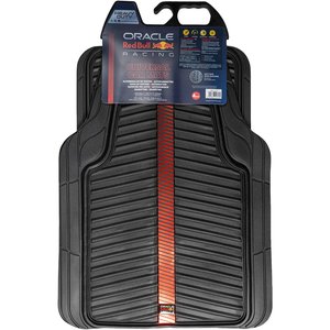 Set di tappetini 4 pezzi Bull Flash nero/rosso - Product Image 6