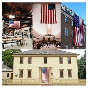 Drapeaux américains intérieurs/extérieurs 2024, grande taille, double face, en nylon et polyester, style fanion, décoration - Product Image 3