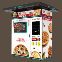 Distributeur automatique de pizzas entièrement automatique pour aliments chauds