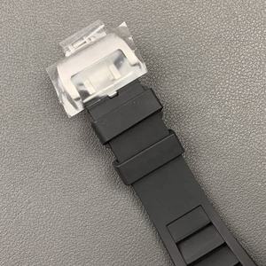 High Quality 001 Tourbillon Luxury Square-Shaped Automatic Mechanical <b>Watch</b> Titanium <b>Case</b> ETA Movement Sapphire Crystal Skeleton - Product Image 6