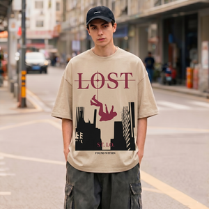 Wholesale Streetwear Oversized T Shirt Custom Heavyweight Cotton Graphic Tee Drop Shoulder Men Vintage Clothing Unisex <b>TShirt</b> - Product Image 2