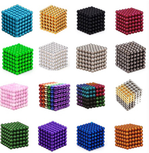 EN71 CE mini moulage balle puzzle cube magnétique <span class=keywords><strong>3mm</strong></span> aimants au néodyme boules 216 pièces avec boîte en métal - Product Image 2
