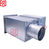 Services royaux Systèmes de chauffage central CVC Boîte VAV Distribution d'air wifi Thermostat Systèmes de contrôle MEP système cvc projection