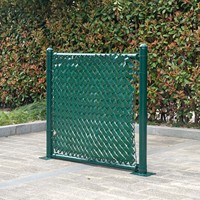 Système de couverture de clôture en treillis métallique avec ruban d'intimité en PE noir de 246 pieds pour la sécurité des piscines, des cours, des portails et des ranchs