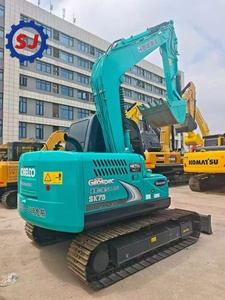 Excavadora Usada Kobelco SK75 Mini, Excavadora Hidráulica Compacta con Orugas de Goma para Construcción y Trabajo Agrícola - Product Image 1