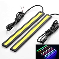 Bande lumineuse LED COB 17 cm pour feux de jour, étanche, 12 V CC, pour voiture, feu de stationnement, feu antibrouillard