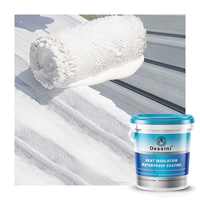 Revêtement liquide imperméable de peinture d'isolation thermique blanche de manteau frais acrylique réduisent UV pour la peinture de mur de plancher de toit