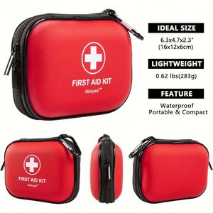 Botiquín de Primeros Auxilios Portátil con Suministros Médicos de Emergencia, Bolsa Médica Impermeable de EVA con Logotipo - Product Image 4