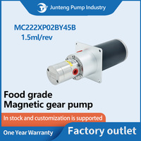 Pompe à engrenages magnétique Easy Clean 316L avec engrenage PEEK pour les intégrateurs de systèmes d'équipements de distribution de liquide d'échappement automobile