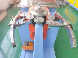 HVAC Duct Round Pipe Automatic Gore Locker Hydraulic Elbow Forming Making Machine