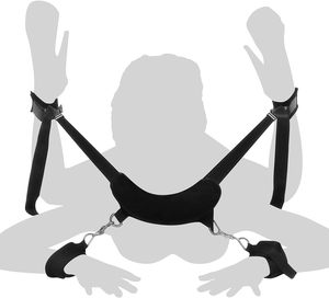 <span class=keywords><strong>BDSMS</strong></span> Kit de contraintes de lit Poignet Jambe Sangles De Retenue Main Cheville Poignets Adultes Lit Sexe Bondage Contraintes Ensemble Sex Play pour Couples - Product Image 1