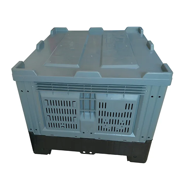 صناديق تخزين قابلة للطي للخدمة الشاقة قابلة لإعادة الاستخدام 1200x1000x81