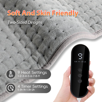 Coussin chauffant électrique extra large super chaud Chauffe-pieds à chauffage rapide avec protection contre la surchauffe Thermostat réglable pour usage domestique
