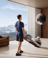 Máquina de remo YX 2026 de nuevo diseño, fabricada en China, máquina de remo sentada con volante de inercia de 1.7 kg, máquina de remo para gimnasio con aplicación gratuita Ypoofit